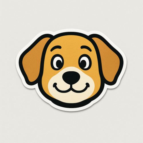 Dog sticker